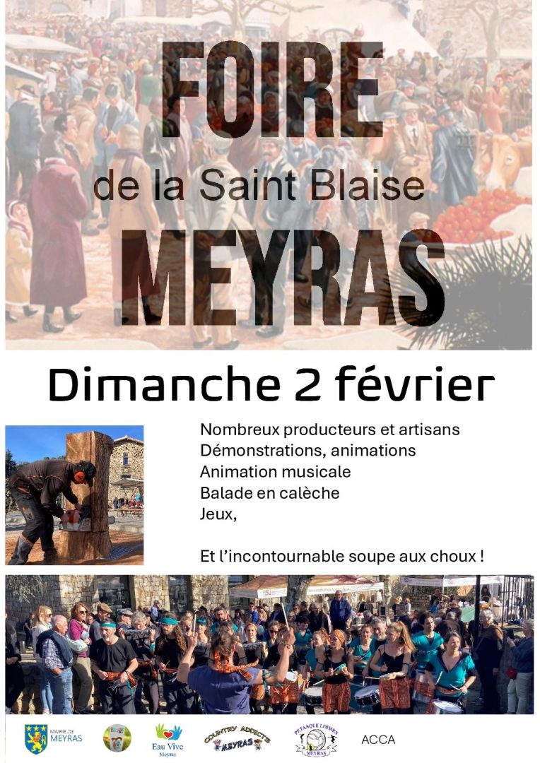 Affiche Foire St Blaise V1