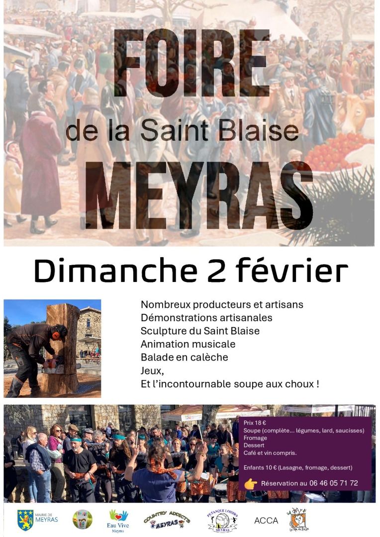 Affiche Foire St Blaise V21